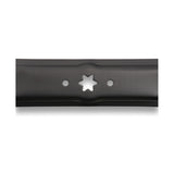 TERRE 42-inch mulching mower blades 2-pack - center-hole product view