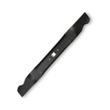 TERRE 41-MTD-23-0020 mulching mower blade bottom view with bow-tie center hole