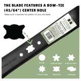 TERRE 41-MTD-23-0020 bow-tie center-hole compatibility guide