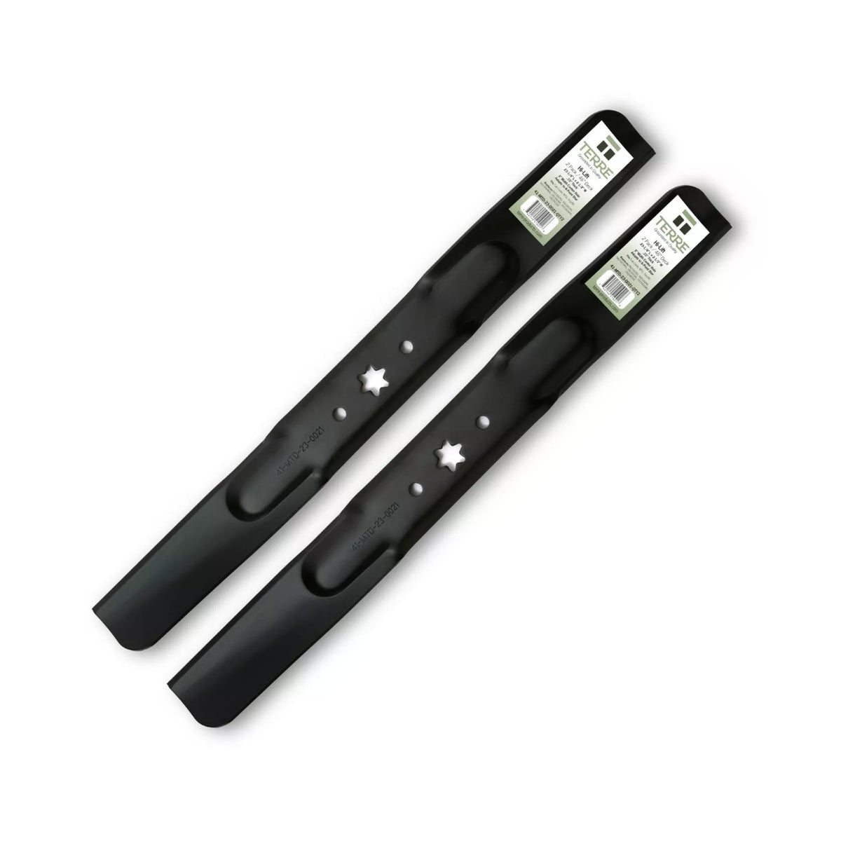 TERRE 46-inch high-lift mower blades 2-pack - hero product view