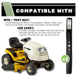 TERRE 46-inch high-lift mower blades 2-pack - compatible mower models