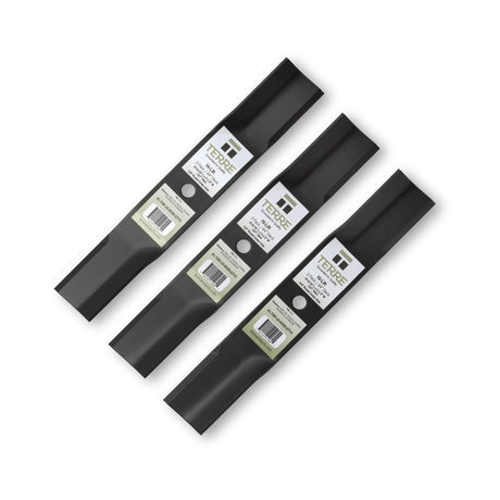 TERRE 44-inch high-lift mower blades 3-pack - hero product view