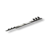 TERRE 52-inch toothed-mulching mower blades 3-pack - side profile