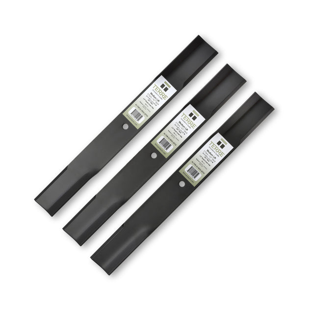 TERRE 62-inch medium-lift mower blades 3-pack - hero product view