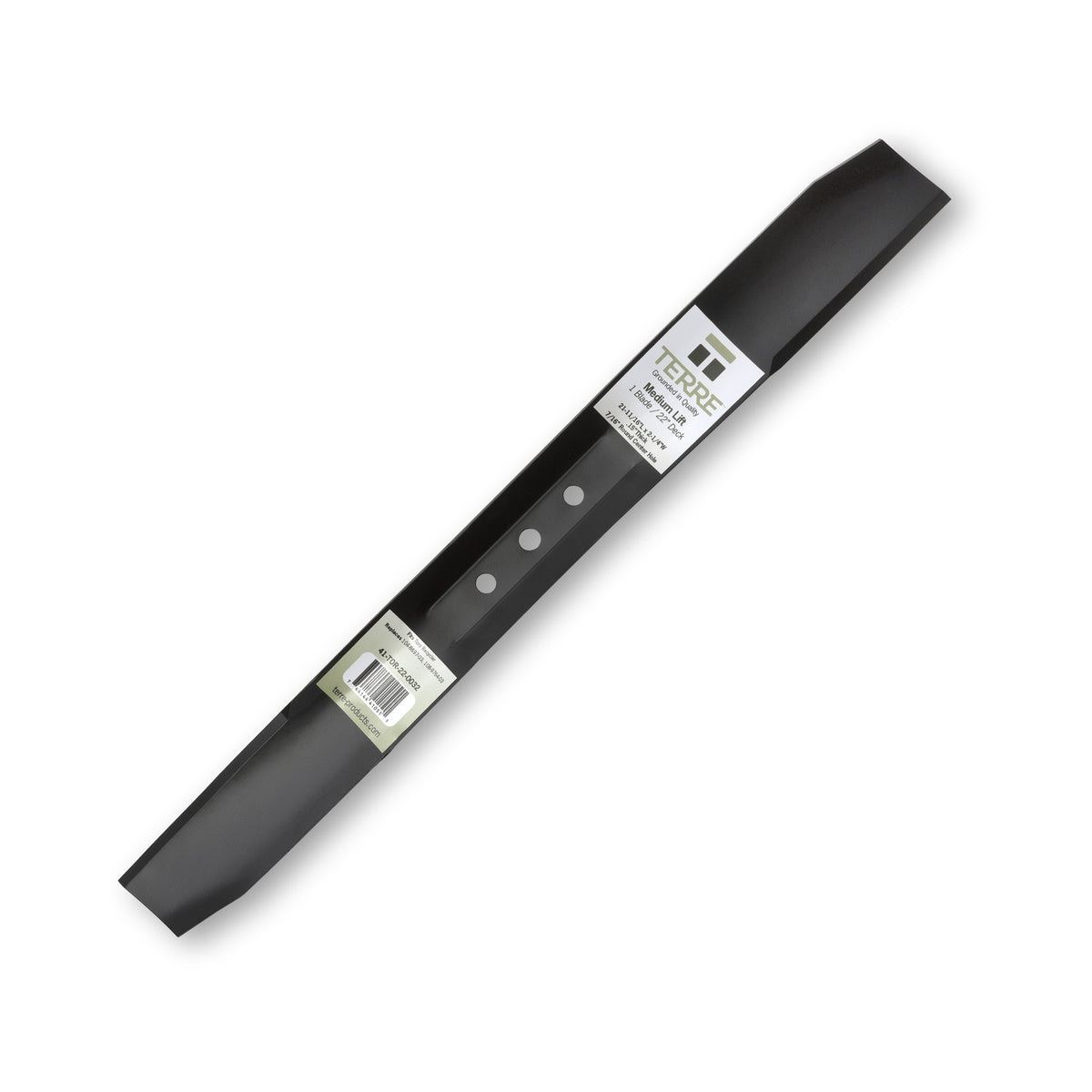 TERRE 22-inch medium-lift mower blade - hero product view