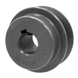 V-Groove Drive Pulley - 2'' Dia. - 5/8'' Bore - Cast Iron