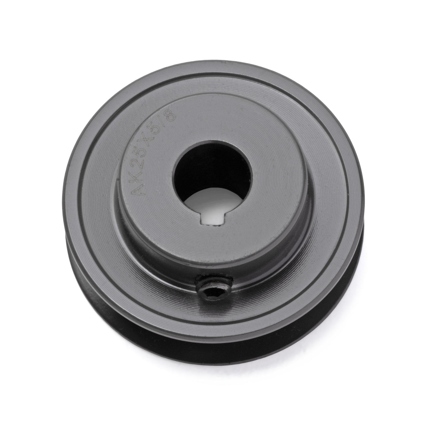 Terre 6125058 V-groove drive pulley, angled top view