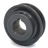 V-Groove Drive Pulley, 3'' Outside Diameter, 1'' Bore, 4L/A | 5L/B, Cast Iron, General Purpose Pulley for Power Transmission