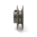 Terre 6230034 V-groove drive pulley, side profile showing belt groove