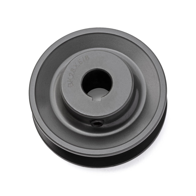 Terre 6230058 V-groove drive pulley, angled top view