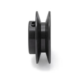 Terre 6230078 V-groove drive pulley, side profile showing belt groove
