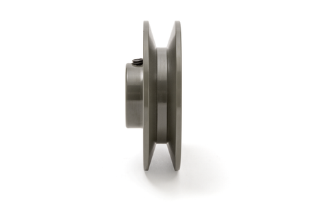 TERRE 6235058 V Groove Drive Pulley, Side View, 3.5 Inch Outside Diameter, 5/8 Inch Bore, Cast Iron