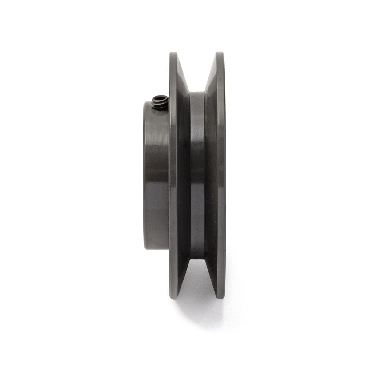 Terre 6240018 V-groove drive pulley, side profile showing belt groove
