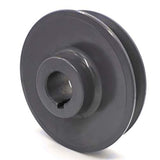 V-Groove Drive Pulley, 4.5'' Outside Diameter, 1'' Bore, 4L/A | 5L/B, Cast Iron, General-Purpose Pulley for Power Transmission Applications
