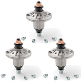 3-Pack Lawn Mower Deck Spindle Assembly, Fits 42" to 48" Deck, Compatible with John Deere, Replacement for GY20454, GY20867, GY20962, GY21098
