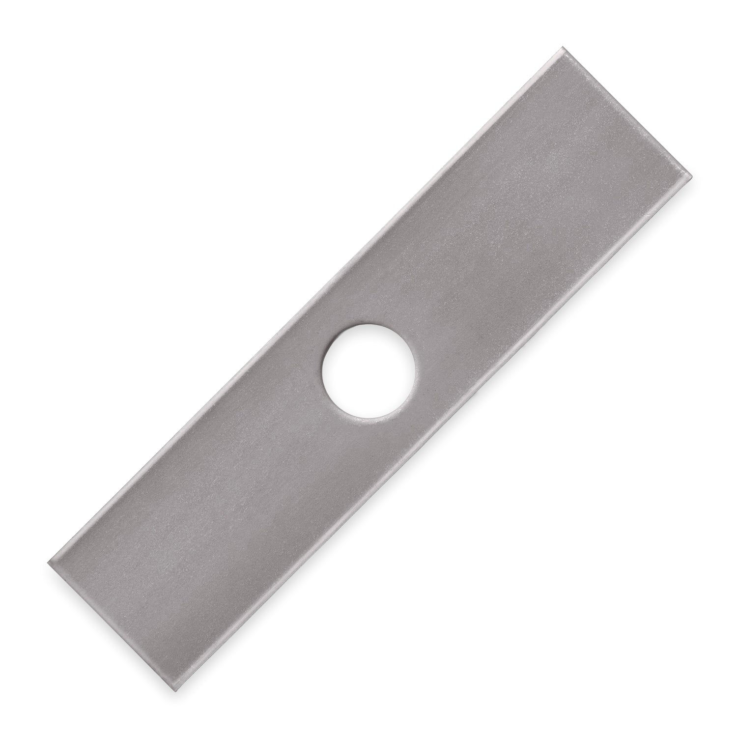 TERRE 8-inch stick edger blade arranged on white background with 1-inch center hole