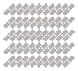 TERRE 8-inch stick edger blades 50-pack arranged on white background with 1-inch center holes