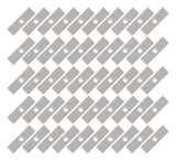 TERRE 8-inch stick edger blades 50-pack arranged on white background with 1-inch center holes